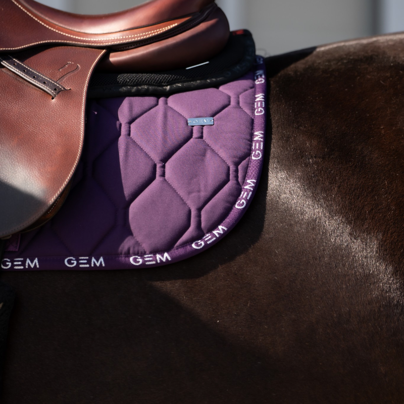GEM - Love Saddle Pad Plum