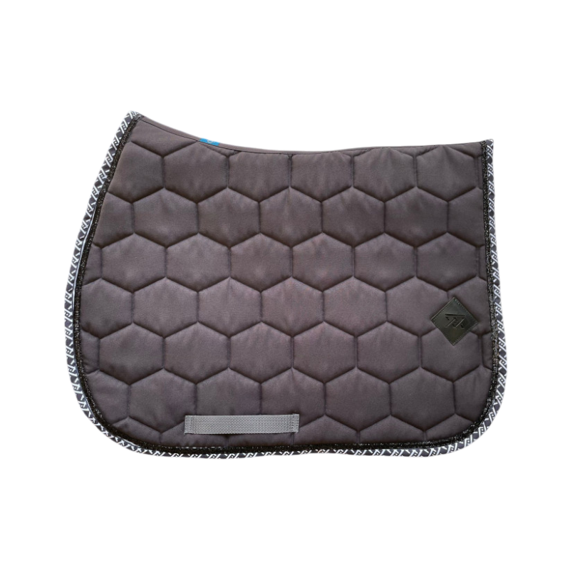 Oxxer - saddle pad Anthracite monogram 