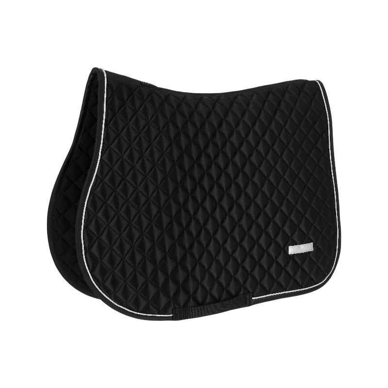 Equithème - Tapis de selle Nacre noir | - Ohlala