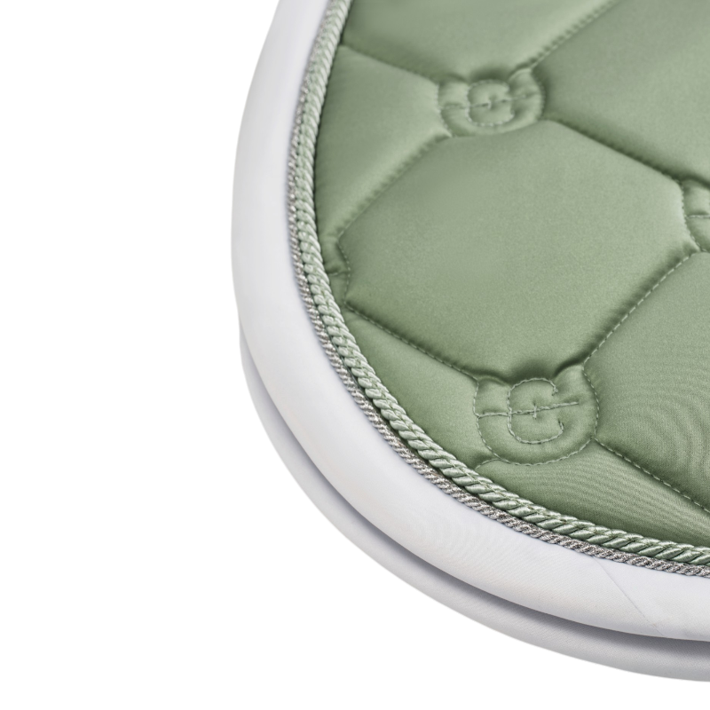 Equestrian Stockholm - Saddle pad Pastel pistachio white | - Ohlala