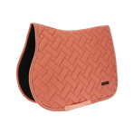 Equithème - Tapis de selle Starlet pêche | - Ohlala