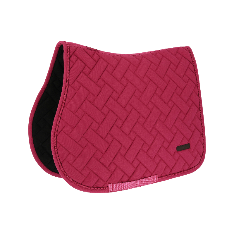 Equithème - Tapis de selle Starlet rouge | - Ohlala