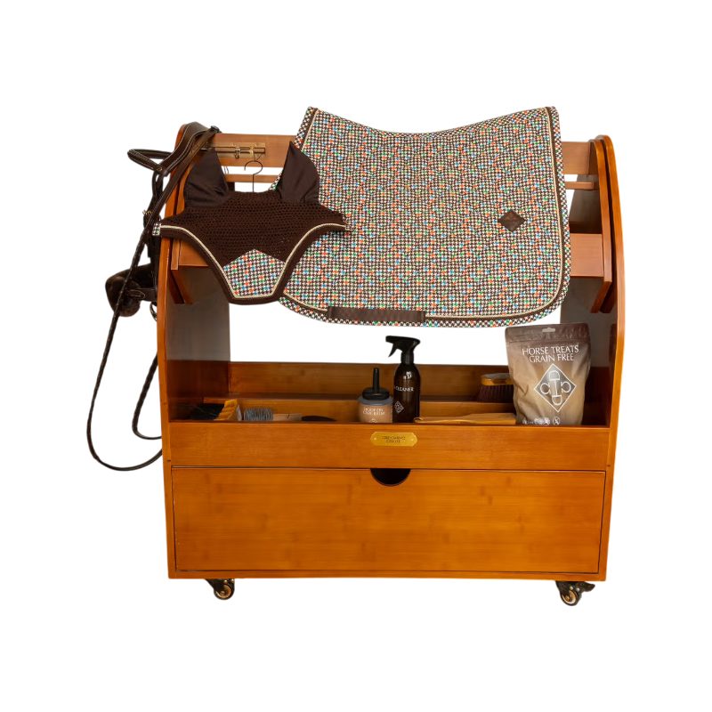 Kentucky Horsewear - Velvet Schabracke Hahnentritt brown colorfull | - Ohlala