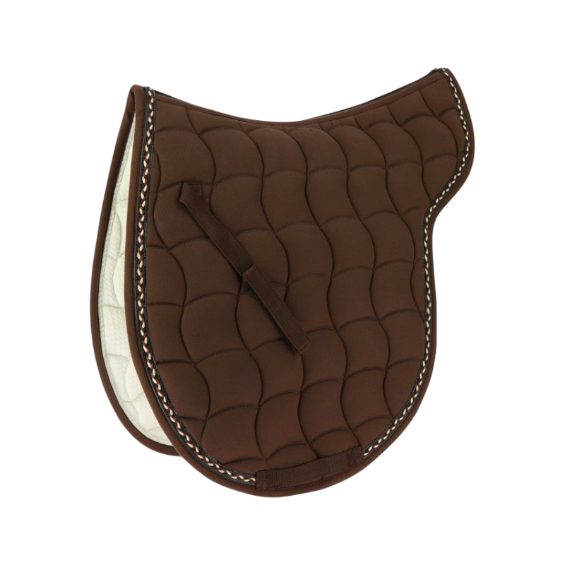 Equithème - Tapis de selle Hunter chocolat