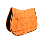 Equithème - Tapis de selle Satin orange | - Ohlala