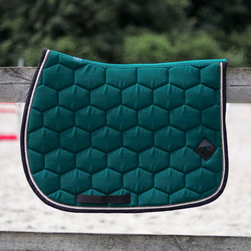 Oxxer - Tapis de dressage intemporels vert sapin | - Ohlala