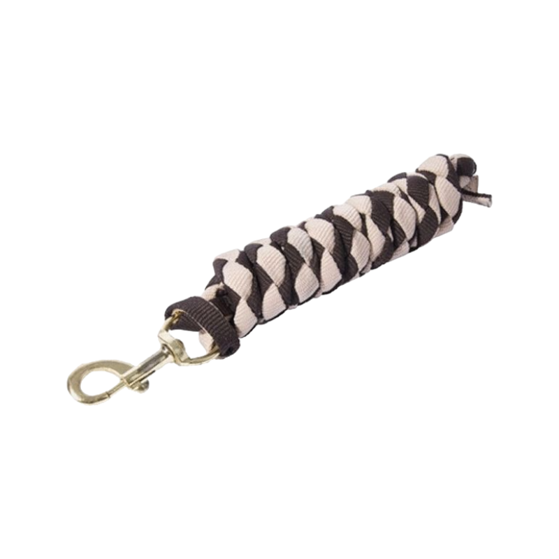 TdeT - Braided lanyard usdark brown/beige