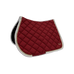 TdeT - Tapis de selle Fontainebleau bordeaux/ blanc | - Ohlala
