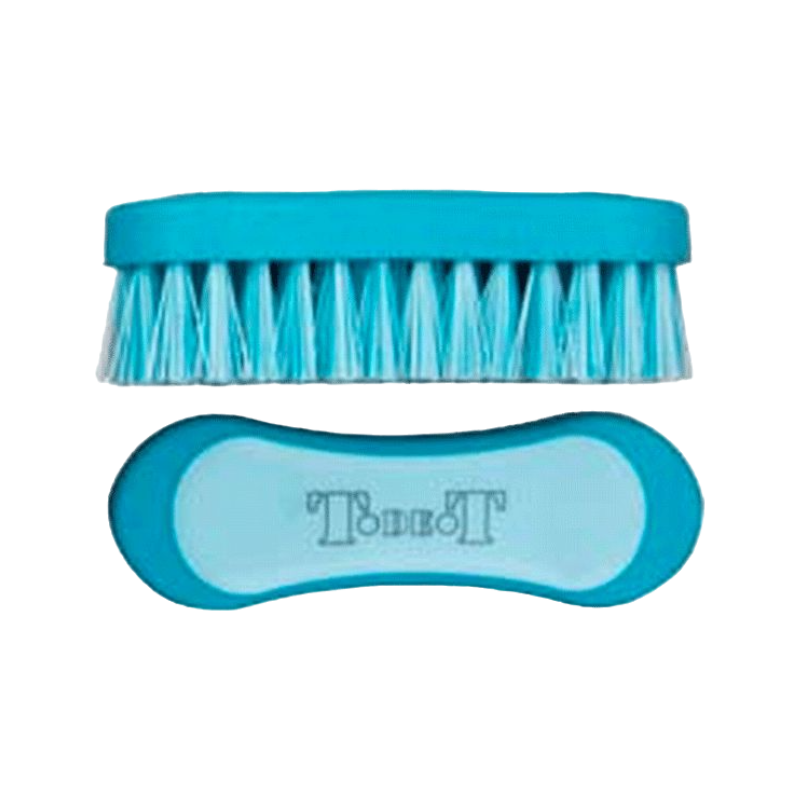 TdeT - Two-tone turquoise/sky blue head brush