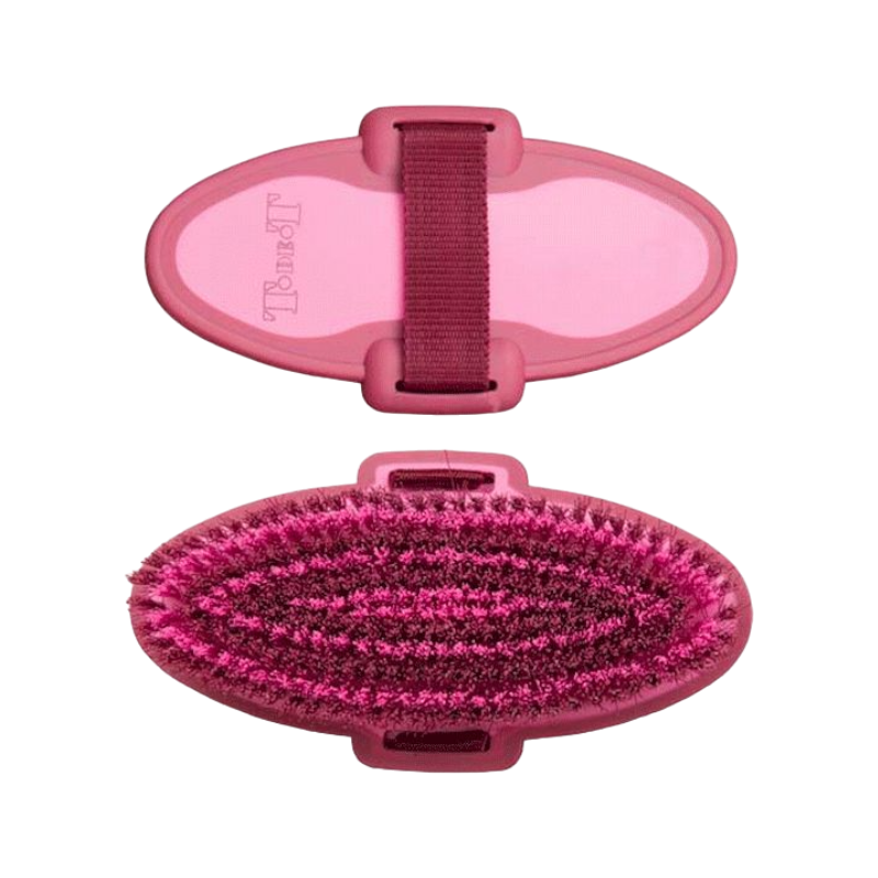 TdeT -  Brosse douce bicolore bordeaux/rose