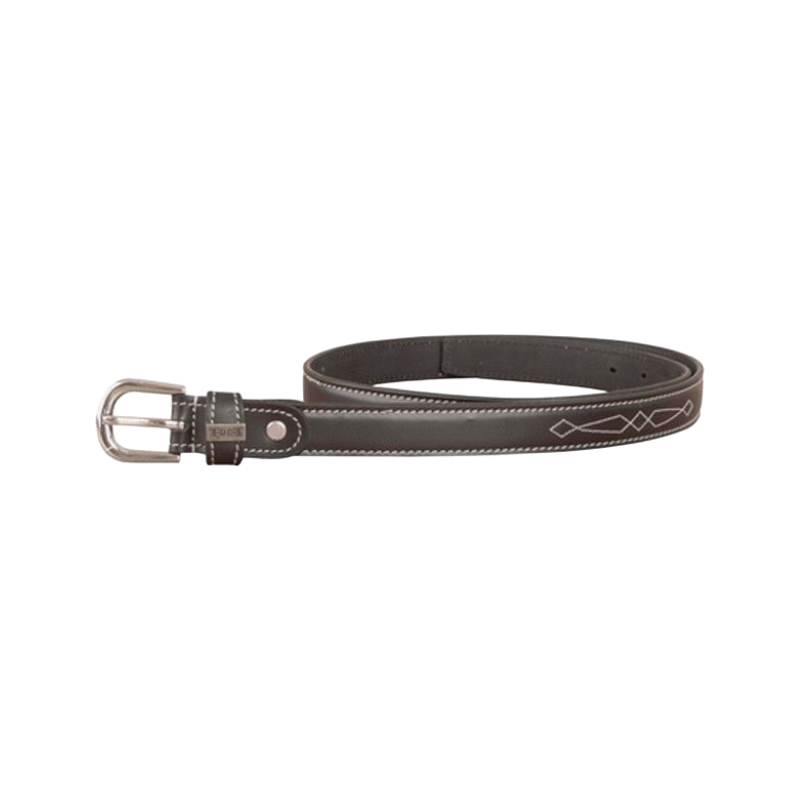 TdeT - Black stitched leather belt