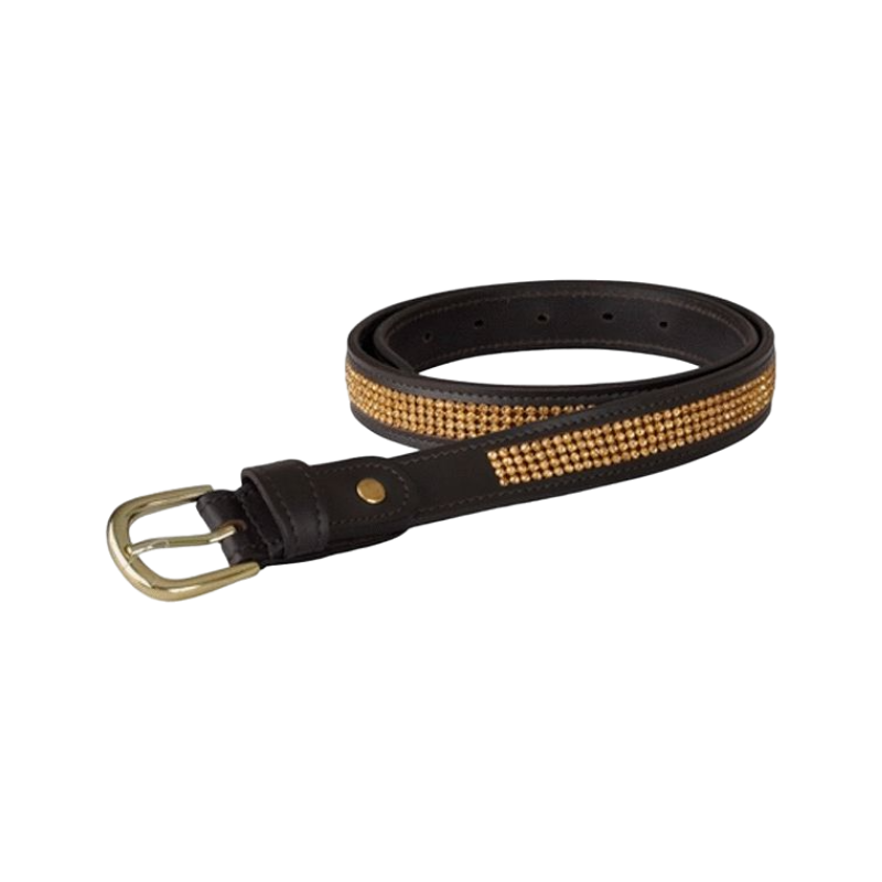 TdeT - Dark Havana Rhinestone Belt