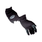 TdeT - Black riding fleece gloves | - Ohlala