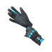 TdeT - Precision Black/Turquoise Gloves | - Ohlala