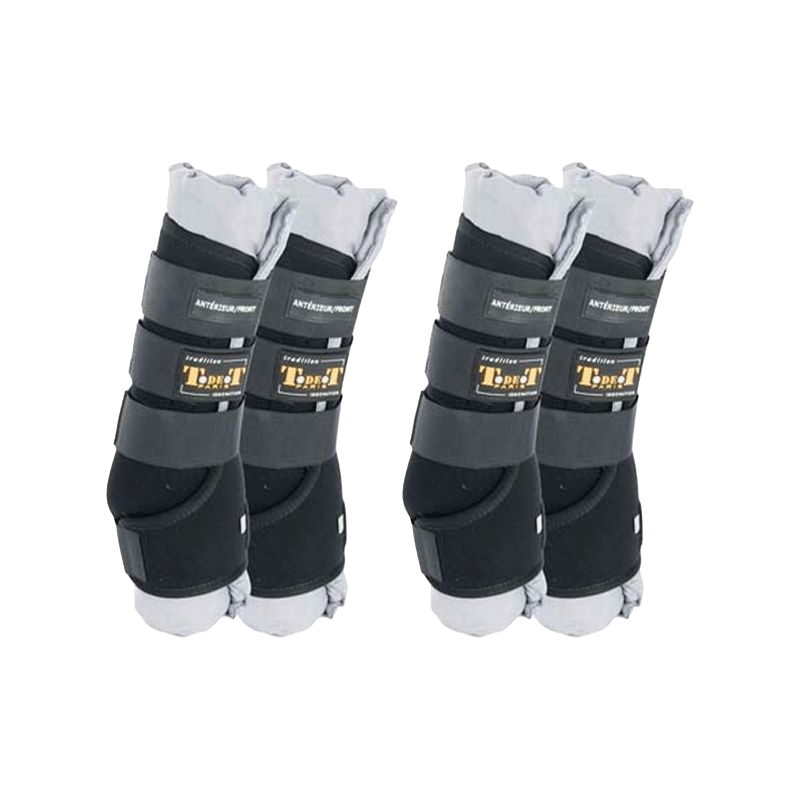 TdeT - Stable gaiters black / gray