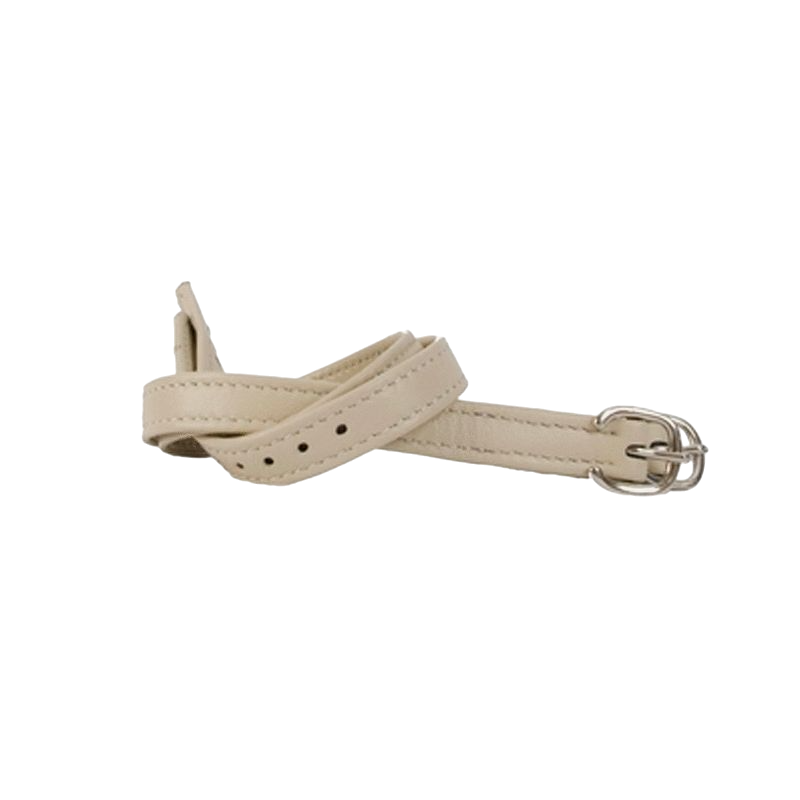 TdeT - Beige leather spur straps