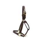 TdeT - Licol en cuir trippled stiched marron foncé | - Ohlala