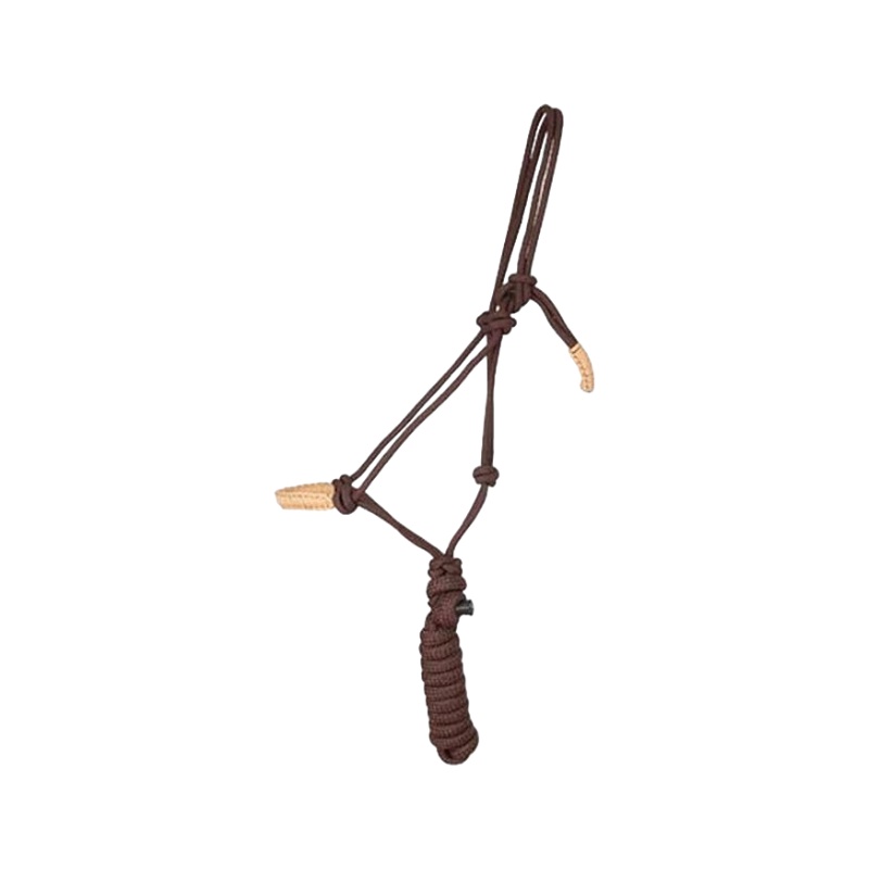 TdeT - Ethological comfort halter + brown/beige lead rope