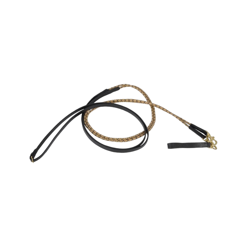 TdeT - German rope and brown/beige leather reins