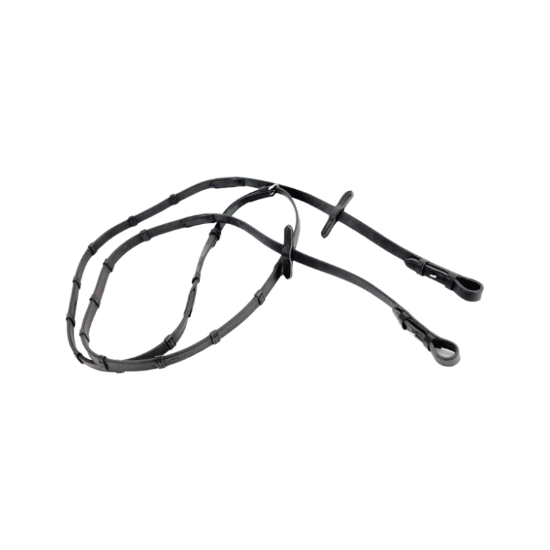 TdeT - Ultra Grip reins with black stops