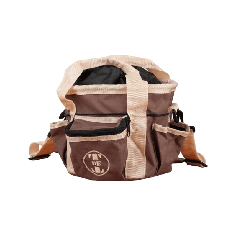 TdeT - Small brown/beige grooming bag