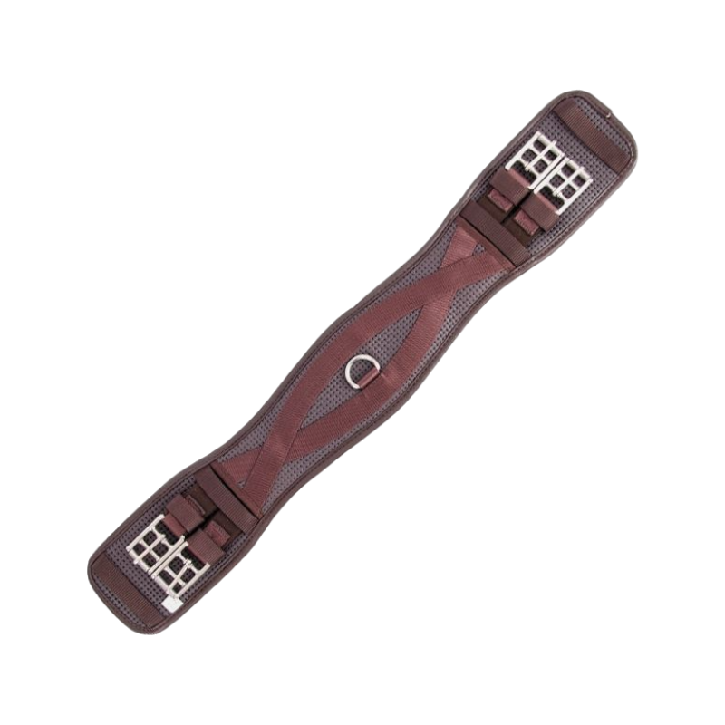 TdeT - Dark Havana Anatomical Dressage Gel Girth