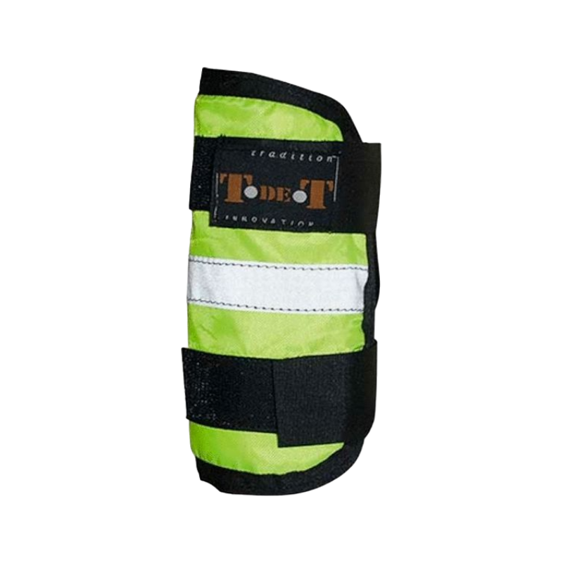 TdeT - On yellow reflective gaiters