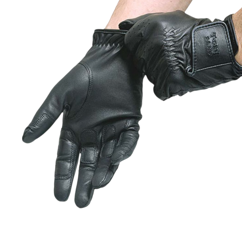 TdeT - Gants d'équitation Sensation cuir noir