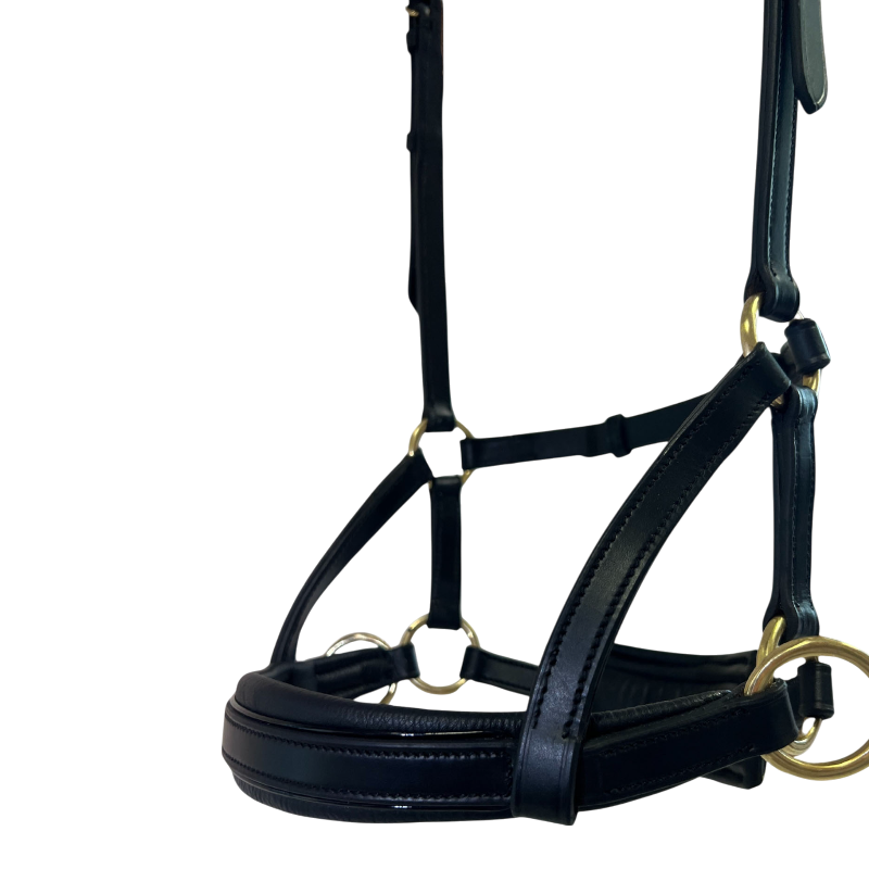 TdeT - Sidepull en cuir No More noir