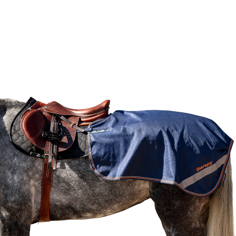 Bucas - Therapy Exercise Rug Navy/ Orange