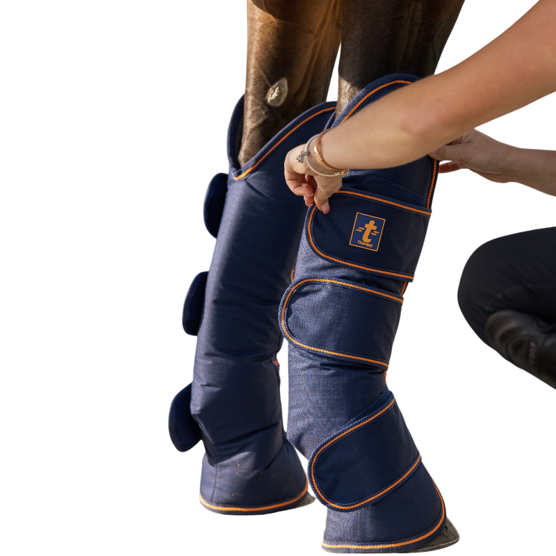 Bucas – Therapy Travel Boots Navy (x4)
