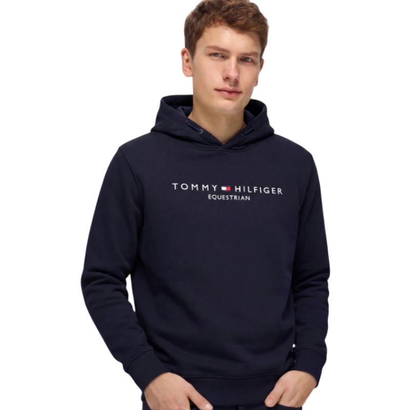 Tommy Hilfiger Equestrian - Sudadera hoodie de manga larga hombre desert sky