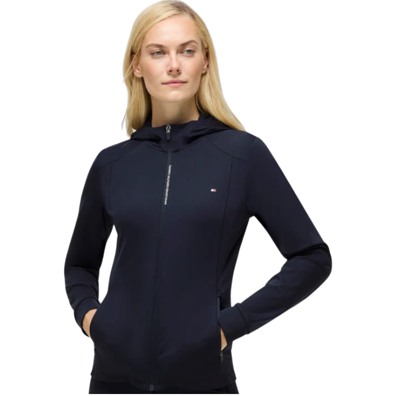 Tommy Hilfiger Equestrian - Damen-Jacke langärmelig Nevada desert sky