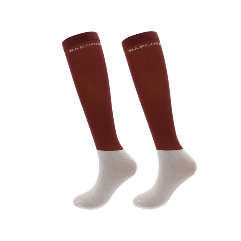 Harcour - Rider Vaya Socks Black/Vine (x2)