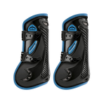 Veredus - Open beenbeschermers Carbon Gel Vento Color Edition Zwart/ Blauw | - Ohlala