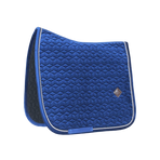 Kentucky Horsewear - Basic Velvet dressage saddle pad navy | - Ohlala