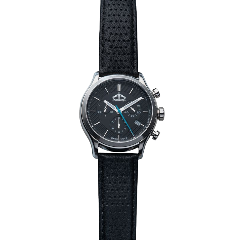 Veredus - Men's Black Leather Watch