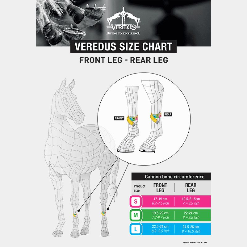 Veredus - Guêtres d'écurie postérieures Magnetik | - Ohlala