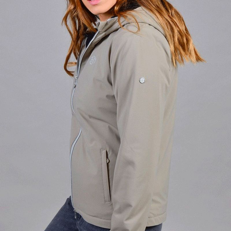 Harcour - Veste manches longues femme Simhat taupe | - Ohlala