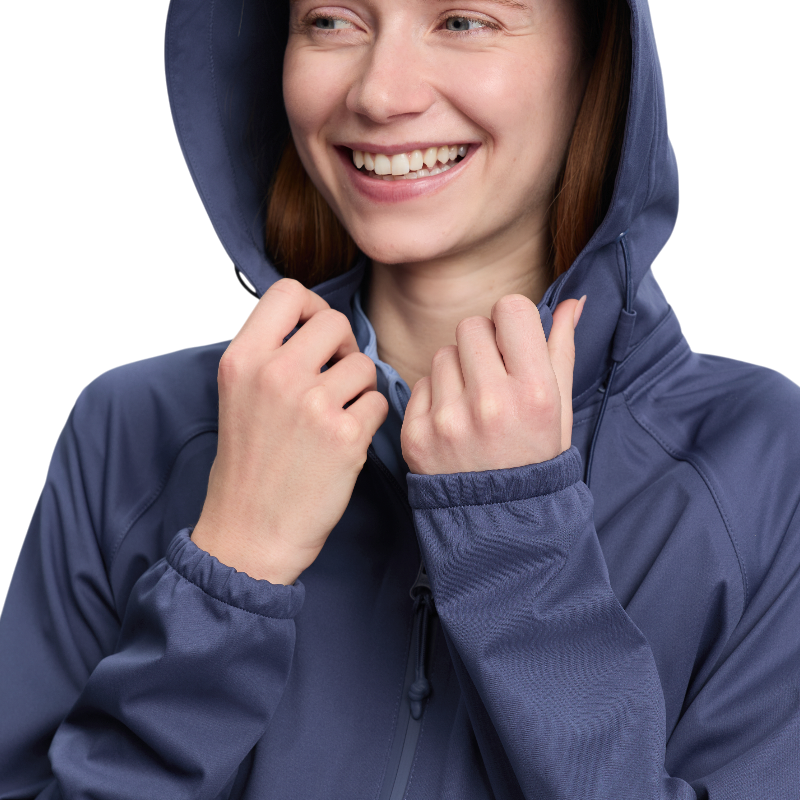LeMieux - Damen wasserdichte Jacke mit Reißverschlusskragen Perri shadow | - Ohlala