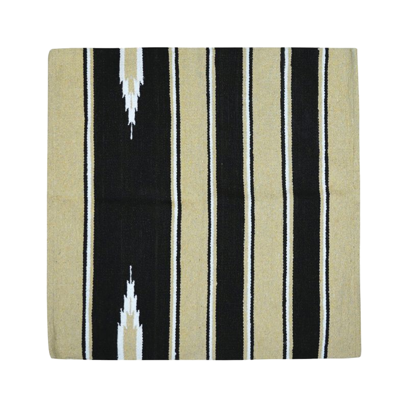 Westride - Navajo cotton/acrylic rug beige/black
