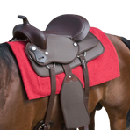 Westride - Tapis navajo coton/acrylique uni rouge | - Ohlala