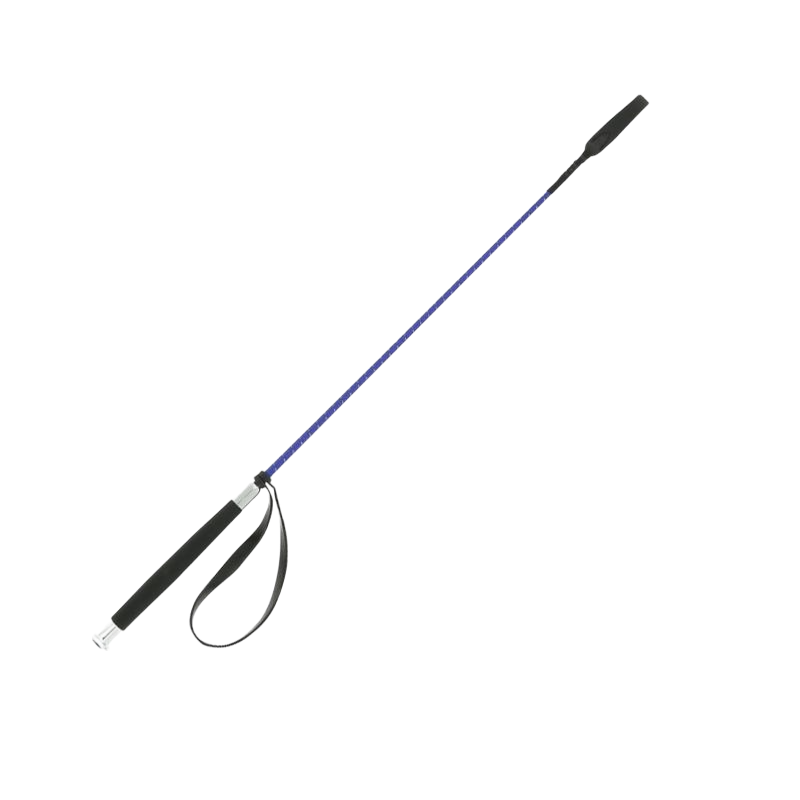 Whip&amp;Go - Soft touch royal blue riding crop