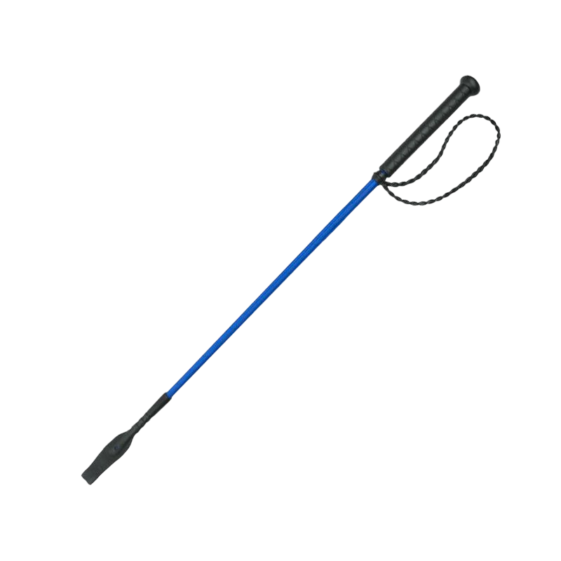 Whip&amp;Go - Twist whip with royal blue handle 65 cm