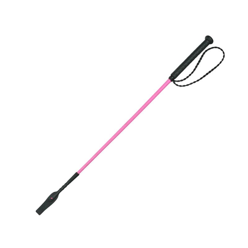 Whip&amp;Go - Twist whip with pink handle 65 cm