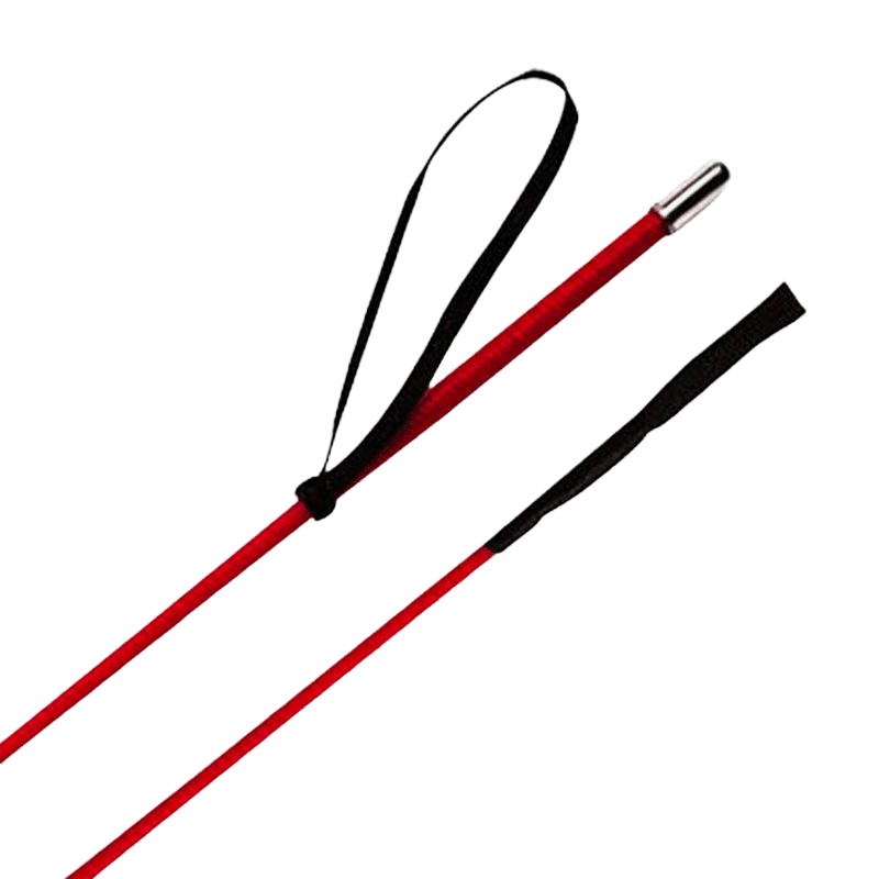 Whip&amp;Go - Red fiberglass and nylon braided whip 61 cm