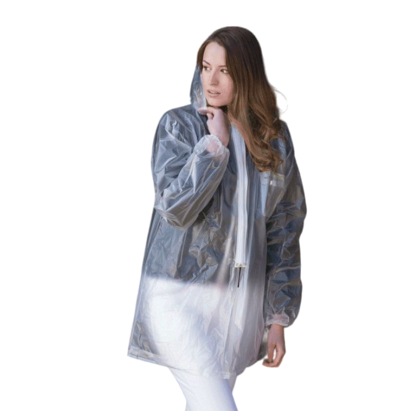 Transparent rain jacket