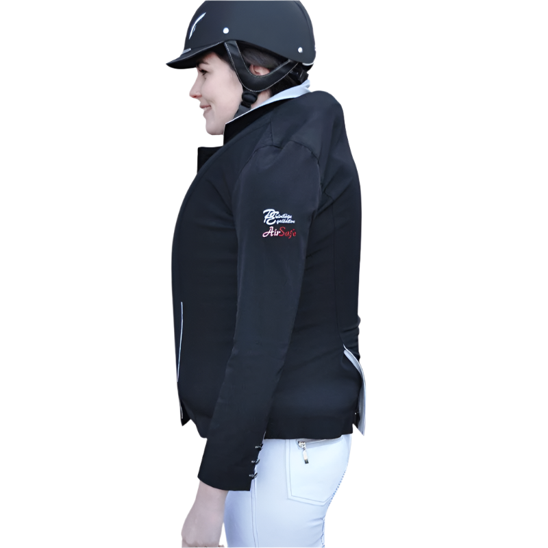 Privilège Equitation - Red ladies' competition Airsafe jacket