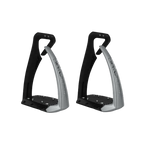 Freejump - Étriers Soft'Up Pro + Silver Noir / Argent | - Ohlala