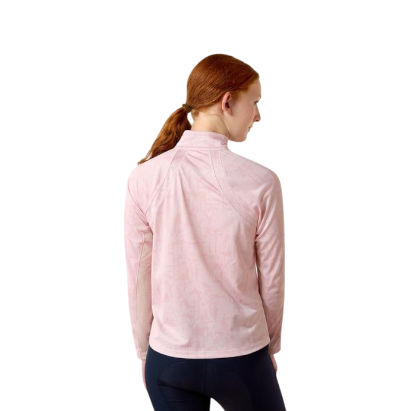 Baselayer zippé infantil Sunstopper 3.0 estampado sepia horse park